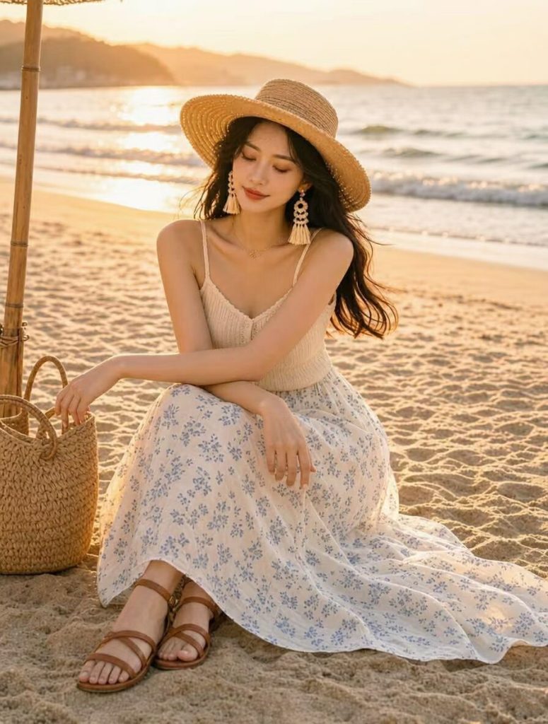 海边穿搭合集｜8套造型，承包你的夏日浪漫
