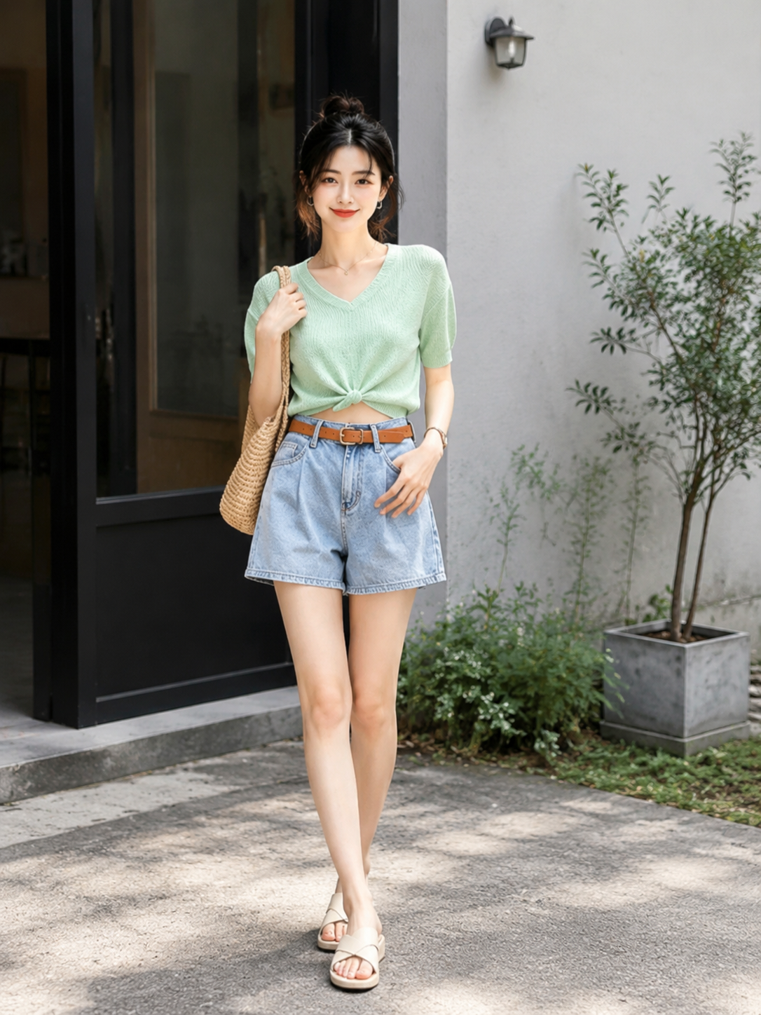 极简夏日：10套牛仔裤穿出高级感